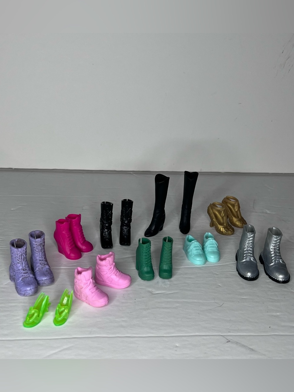 Barbie and Skipper Shoe Lot of 10 Pair High Heels Boots